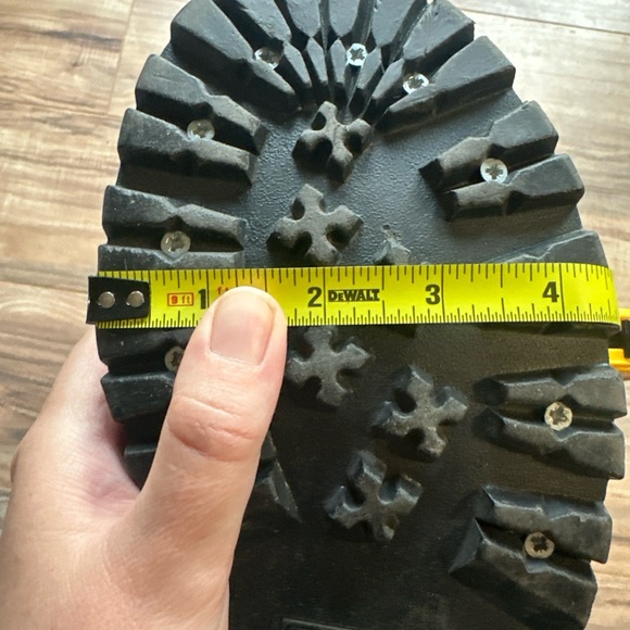 Gripfast 20-eye Steel Toe Boots England Tartan Plaid Red Size 10.5-11M 11.5-12W - Picture 8 of 10